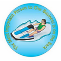 Jet Ski Photo Hand Mirror (2.5" Diameter)